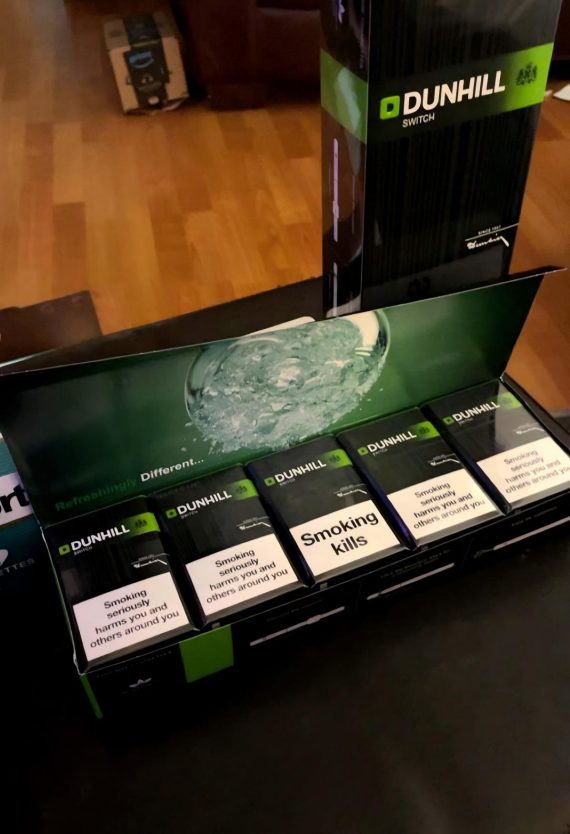 [New Arrival]Dunhill Switch Green 8mg Carton