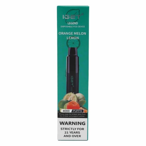 IGET Legend 4000 Puffs Orange Melon Lemon 2PCS
